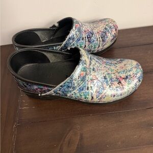 Dansko Professional Paint Splatter Clogs